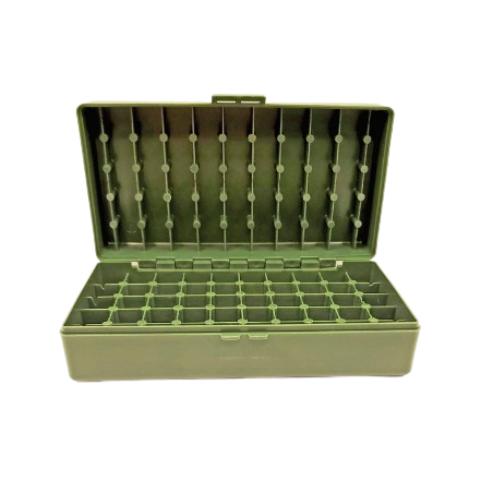 Umarex - BOITE DE RANGEMENT VERTE 50 MUNITIONS CAL 45 ACP
