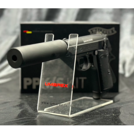 UMAREX - PISTOLET "WALTHER PPK/S BLK KIT" - BBS 6MM - GAZ 1,0 J