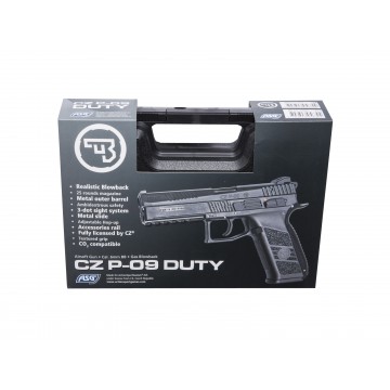 PISTOLET 6MM CZ P09 GAZ DELUXE