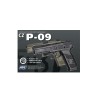 Colombisport - PISTOLET 6MM CZ P09 GAZ BLOWBACK TAN