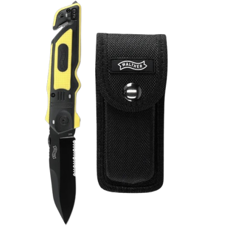 COUTEAU WALTHER ERK JAUNE "UMAREX"