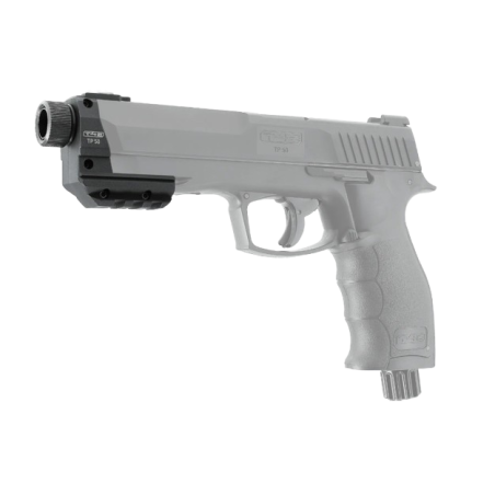 SUPPORT DE FIXATION ACCESSOIRES T4E TP50 AVEC FILETAGE ET BAGUE DE PROTECTION "UMAREX'