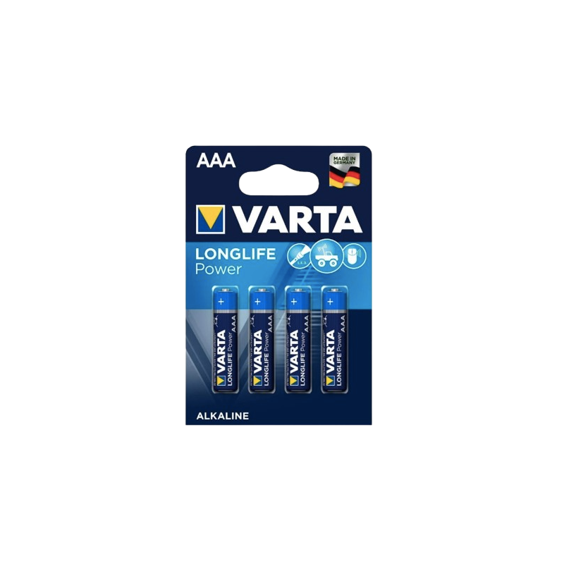 PILE VARTA LONGLIFE POWER AAA/LR03 X4 PILE VARTA LONGLIFE POWER AAA/LR03 X4