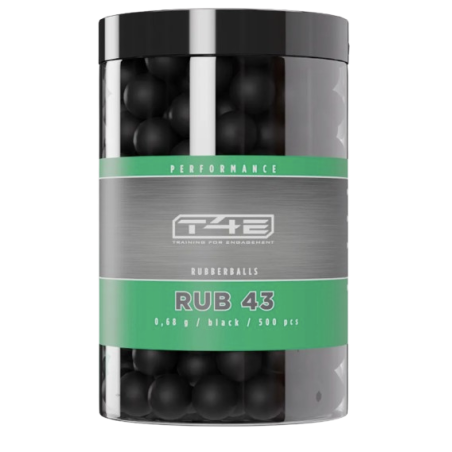 BILLES CAOUTCHOUC CAL 43 X500 "UMAREX"