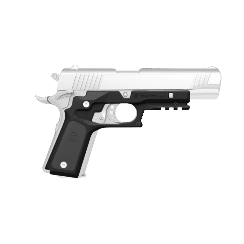 Umarex-SYSTEME POIGNEE/RAIL RECOVER CC3P POUR 1911 STANDARD - CADRE NOIR POIGNEE GRISE Umarex-SYSTEME POIGNEE/RAIL RECOVER CC3P POUR 1911 STANDARD - CADRE NOIR POIGNEE GRISE