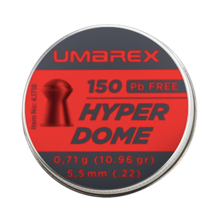 PLOMB HYPERDOME "UMAREX" TETE RONDE CAL 5.5 MM 0.71G X150