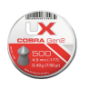 PLOMB POINTU UX COBRA GEN2 CAL 4.5 MM 0.49G CDTNMT 5X500