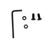 Umarex - VIS + CLE POUR STABILISATEUR 20/20 RECOVER