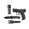 UMAREX - PISTOLET WALTHER P22Q CAL 9 MM PAK - READY 2 DEFEND KIT
