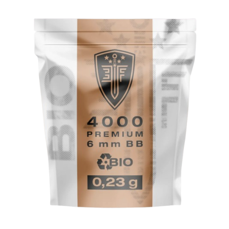 UMAREX- BILLES BBS 6MM ELITE FORCE BIO BLANCHE 0.23G SACHET X4000