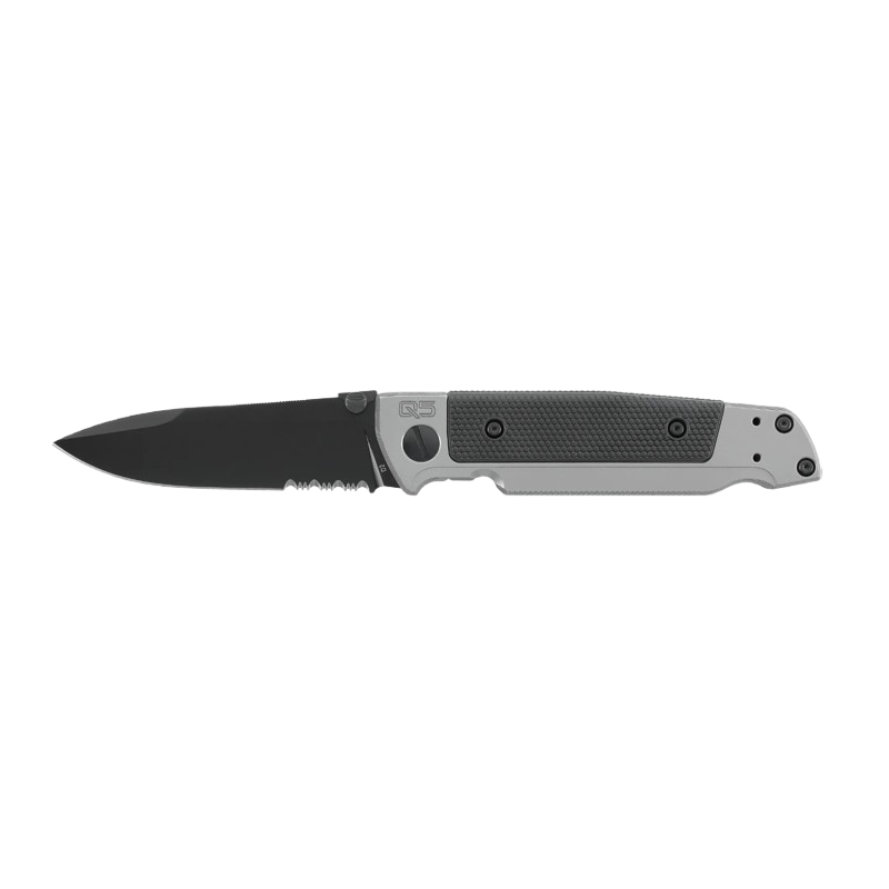 Umarex - COUTEAU PLIANT "WALTHER" Q5 STEEL FRAME - BLACK SERRATED Umarex - COUTEAU PLIANT "WALTHER" Q5 STEEL FRAME - BLACK SERRATED