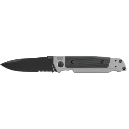 Umarex - COUTEAU PLIANT "WALTHER" Q5 STEEL FRAME - BLACK SERRATED