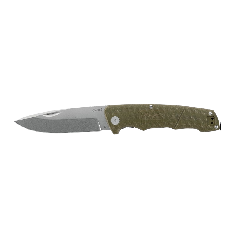 Umarex - COUTEAU PLIANT "WALTHER" GREEN NATURE KNIFE 1 Umarex - COUTEAU PLIANT "WALTHER" GREEN NATURE KNIFE 1