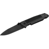 Umarex - COUTEAU PLIANT "WALTHER" Q5 STEEL FRAME FOLDER BLACKWASH PLAIN