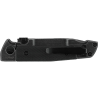 Umarex - COUTEAU PLIANT "WALTHER" Q5 STEEL FRAME FOLDER BLACKWASH PLAIN
