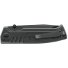 Umarex - COUTEAU PLIANT "WALTHER" PDP TANTO FOLDER BLACK - PARTIELLEMENT CRANTEE