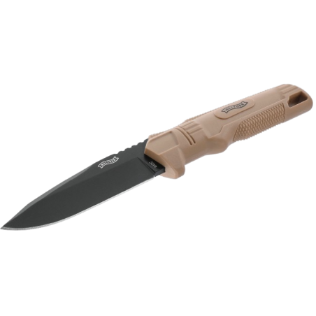 Umarex - COUTEAU "WALTHER" BUK LAME FIXE BLACK FDE