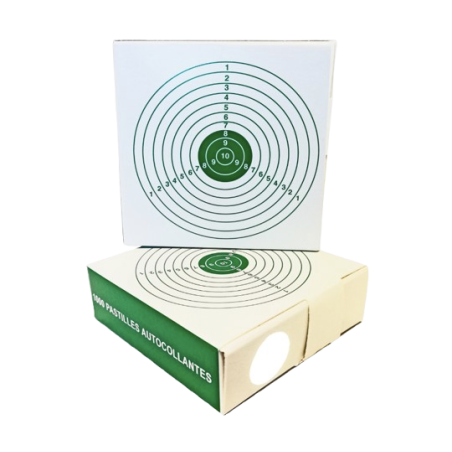 Umarex - GOMMETTES BLANCHES POUR CIBLES DIAM. 15 MM, BOITE DE 1000