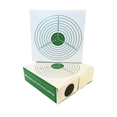 Umarex - GOMMETTES NOIRES POUR CIBLES DIAM. 15 MM, BOITE DE 1000