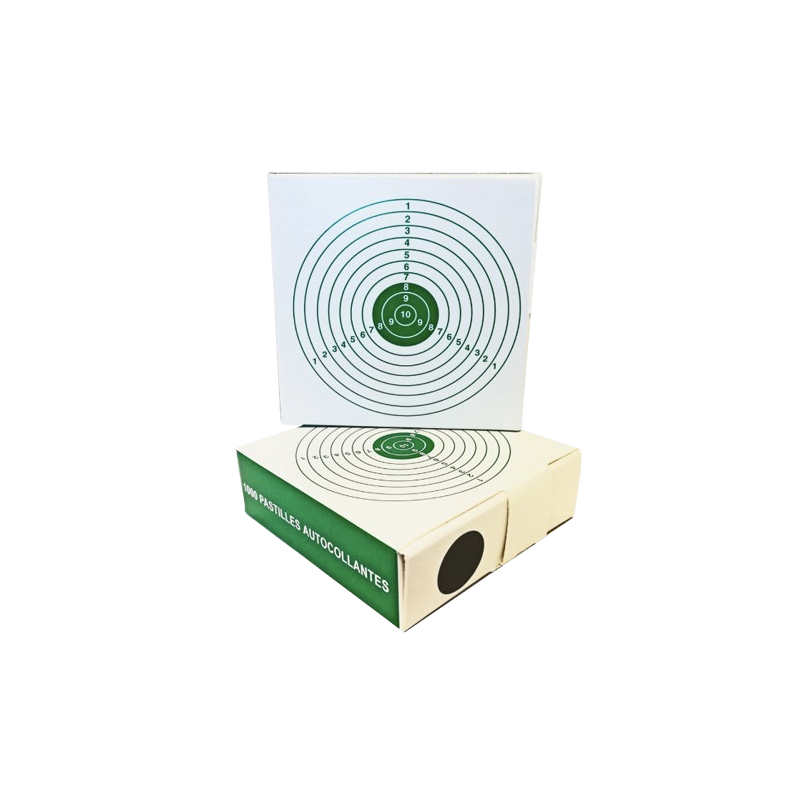 Umarex - GOMMETTES NOIRES POUR CIBLES DIAM. 19 MM, BOITE DE 1000