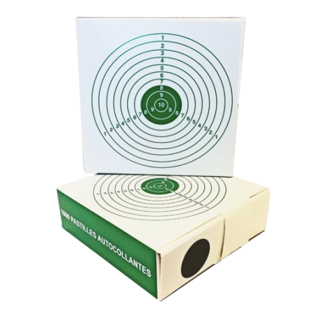 Umarex - GOMMETTES NOIRES POUR CIBLES DIAM. 19 MM, BOITE DE 1000