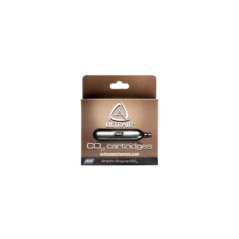 ASG-CARTOUCHES CO2 ULTRAIR "ASG"12GRS X5