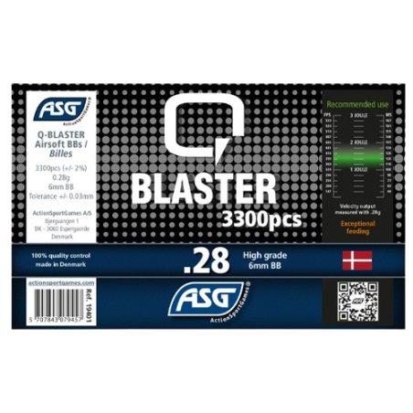 ASG - BILLES 0.28G Q BLASTER EN BOUTEILLE DE 3300