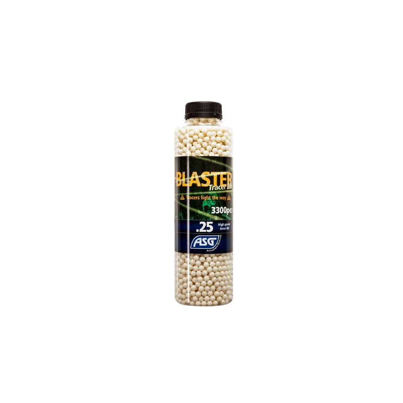 ASG - BILLES 0.25G BLASTER TRACANTES VERTES EN BOUTEILLE DE 3300 ASG - BILLES 0.25G BLASTER TRACANTES VERTES EN BOUTEILLE DE 3300