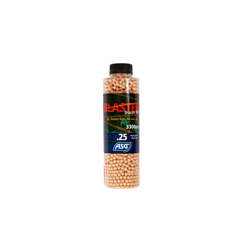 ASG - BILLES 0.25G BLASTER TRACANTES ROUGES EN BOUTEILLE DE 3300 ASG - BILLES 0.25G BLASTER TRACANTES ROUGES EN BOUTEILLE DE 3300