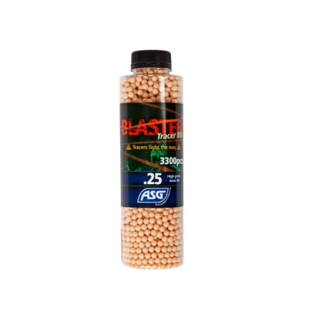 ASG - BILLES 0.25G BLASTER TRACANTES ROUGES EN BOUTEILLE DE 3300