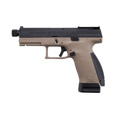 COLOMBISPORTS - PISTOLET 6MM CZ P10C OR-OT CO2 BLOWBACK NOIR ET TAN