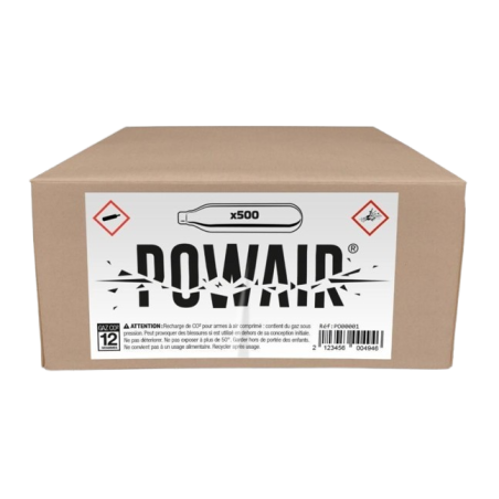 Powair - CARTOUCHES CO2 12GR X 500