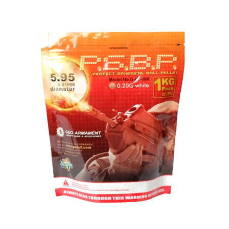 G&G Armament - BILLES 0.20G PERFECT EN SACHET DE 1KG