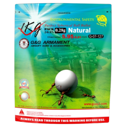 BILLES BIO 0.28G BLANCHES...