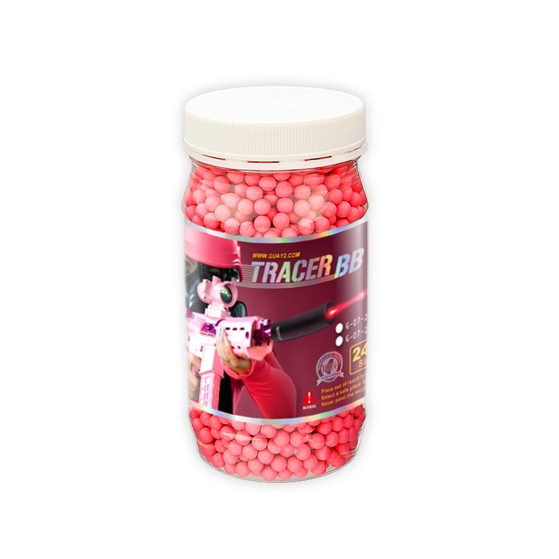 G&G ARMAMENT - BILLES 0.20G TRACANTES ROUGES EN BOUTEILLE DE 2700 G&G ARMAMENT - BILLES 0.20G TRACANTES ROUGES EN BOUTEILLE DE 2700