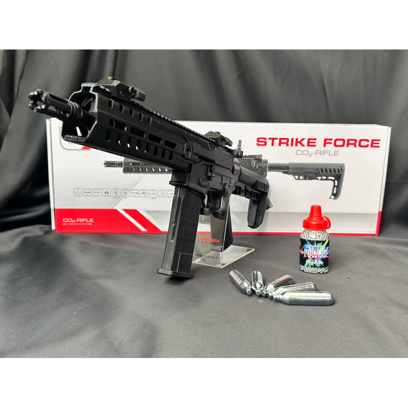 UMAREX - CARABINE UX STRIKE FORCE CO2 CAL BB/4.5MM 5J SEMI/FULL AUTO UMAREX - CARABINE UX STRIKE FORCE CO2 CAL BB/4.5MM 5J SEMI/FULL AUTO
