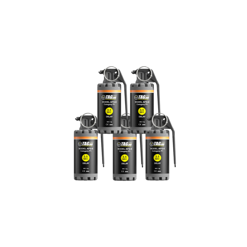 Colombisports - LOT DE 5 GRENADES AFG 4 FRAG 3.5 SEC