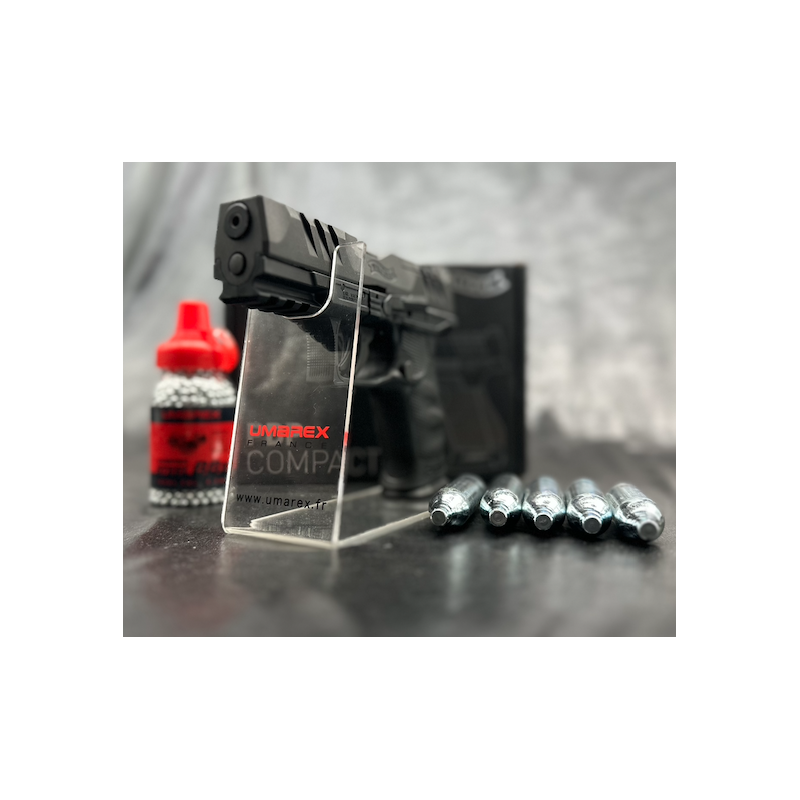 Umarex - PISTOLET WALTHER PDP COMPACT4 CO2 CAL BB/4.5MM Blowback