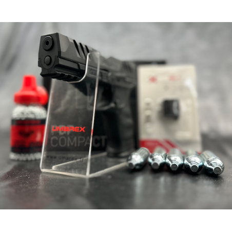 Umarex - PISTOLET WALTHER PDP COMPACT4 CO2 CAL BB/4.5MM Blowback