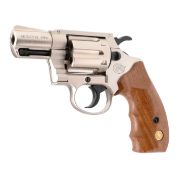 UMAREX - REVOLVER COLT DETECTIVE SPECIAL CAL 9MM RK - NICKEL/WOOD