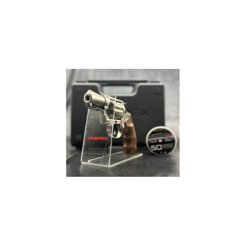 UMAREX - REVOLVER COLT DETECTIVE SPECIAL CAL 9MM RK - NICKEL/WOOD UMAREX - REVOLVER COLT DETECTIVE SPECIAL CAL 9MM RK - NICKEL/WOOD