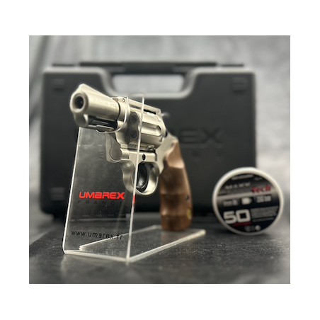 UMAREX - REVOLVER COLT DETECTIVE SPECIAL CAL 9MM RK - NICKEL/WOOD