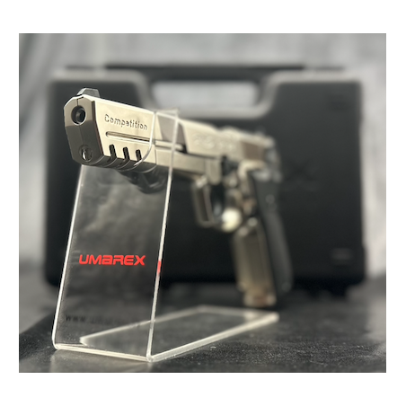 Umarex - Pistolet CP88 COMPETITION 5.6'' NICKEL WALTHER CO2 CAL 4.5MM