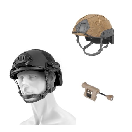 ASG - PACK SPECIAL CASQUE FAST NOIR