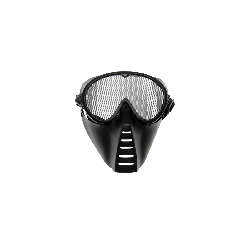 ASG - MASQUE AVEC GRILLE TAILLE MOYENNE NOIR ASG - MASQUE AVEC GRILLE TAILLE MOYENNE NOIR