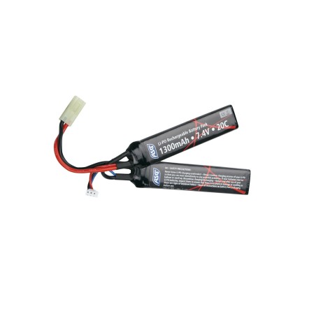 ASG - BATTERIE LI-PO 7.4V 1300MAH 2 STICKS