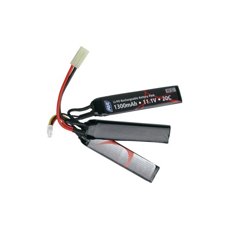 ASG - BATTERIE LI-PO 11.1V 1300MAH 3 STICKS