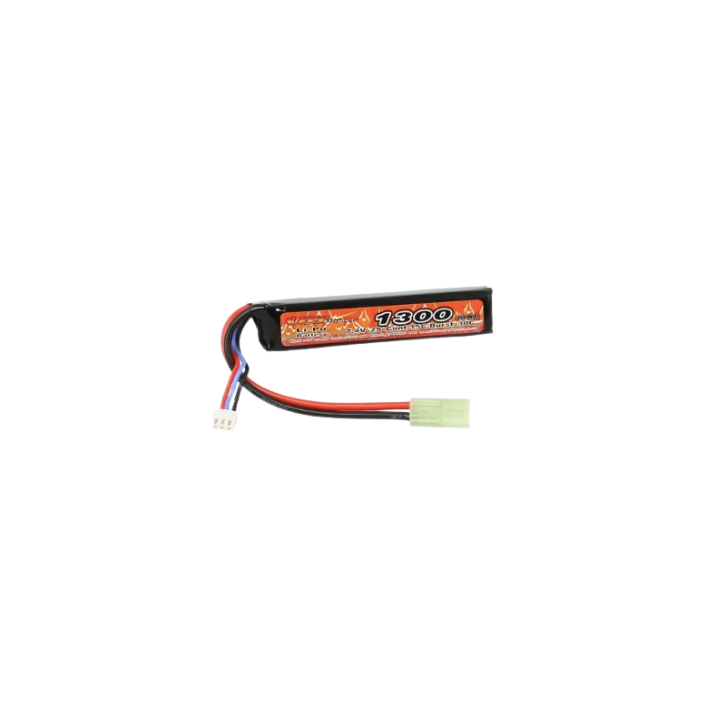Colombisports - BATTERIE LI-PO 7.4V 1300MAH 1 STICK Colombisports - BATTERIE LI-PO 7.4V 1300MAH 1 STICK