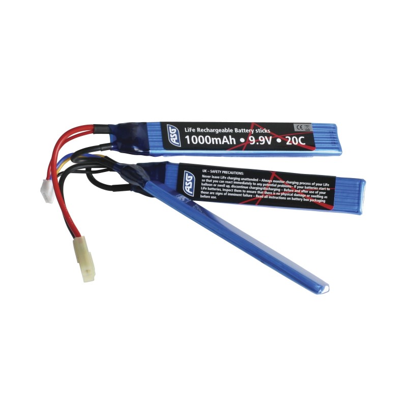 ASG - BATTERIE LI-FE 9.9V 1000MAH 3 STICKS ASG - BATTERIE LI-FE 9.9V 1000MAH 3 STICKS