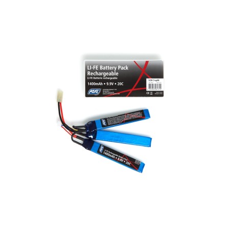 BATTERIE LI-FE 9.9V 1400MAH 3 STICKS-ASG